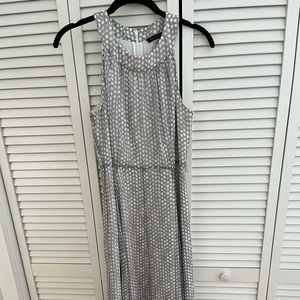 Gray midi a-line dress, Tommy Hilfiger